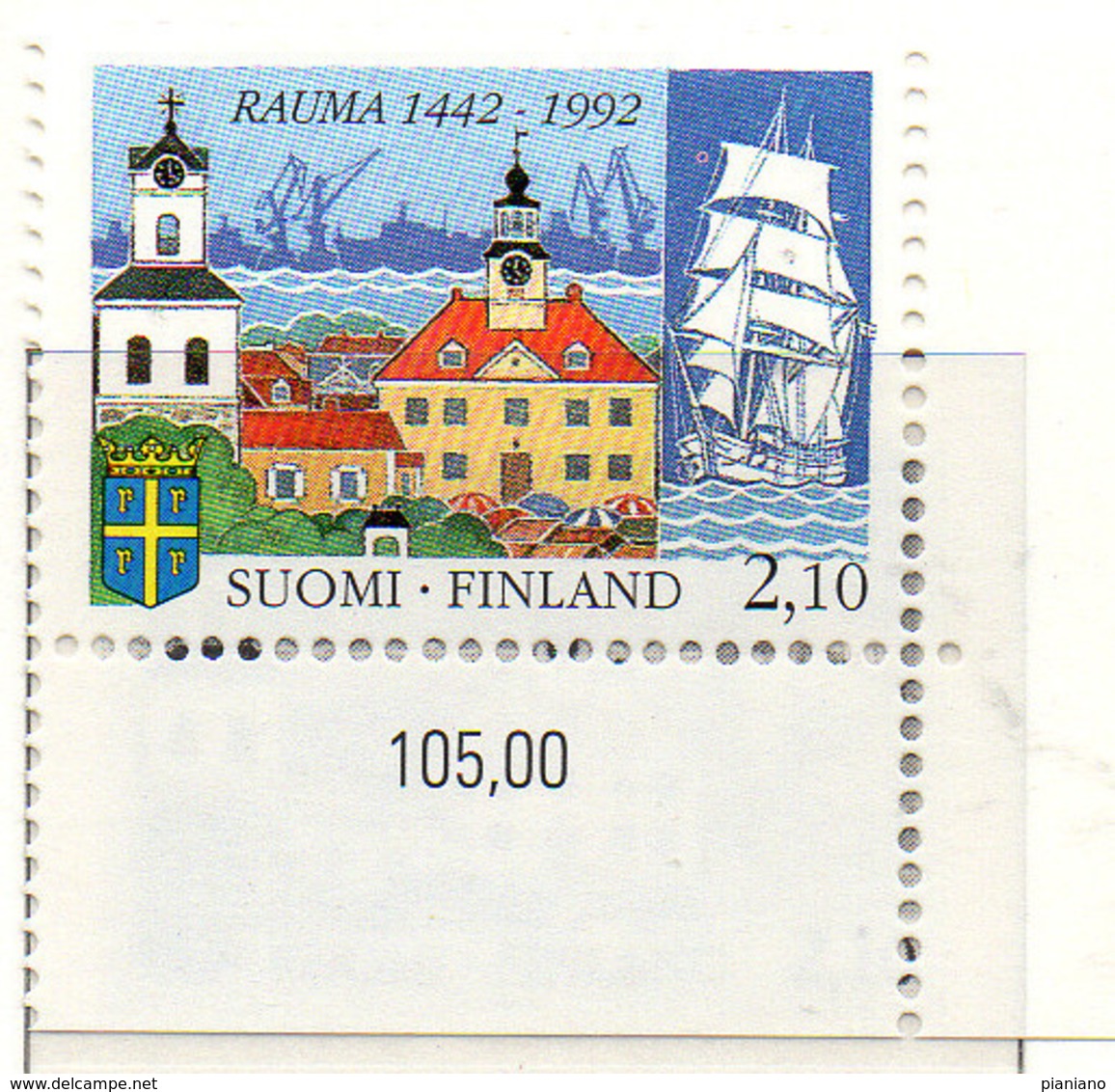 PIA - FINL  - 2002 : 550° Anniversario Della Città Di Rauma - (Yv 1133) - Unused Stamps