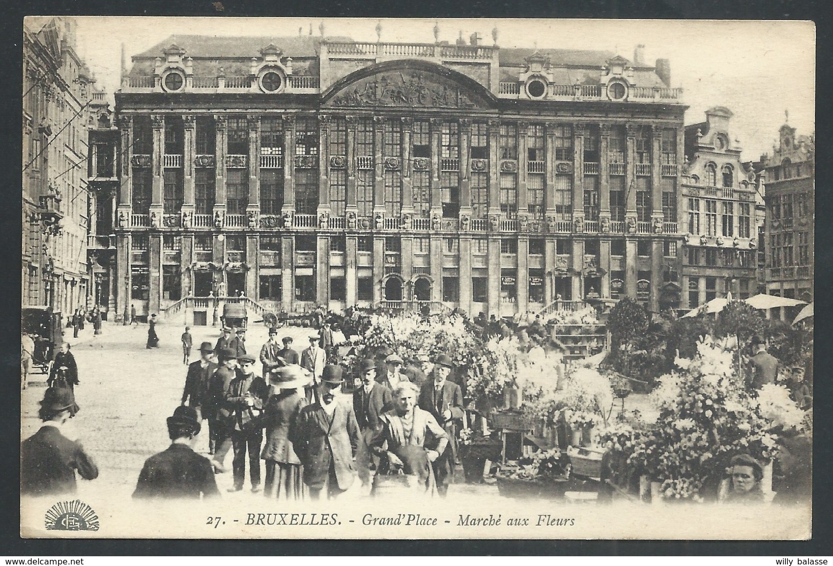 +++ CPA - BRUSSEL - BRUXELLES - Grand'Place - Marché Aux Fleurs - Market - Henri Georges   // - Marchés