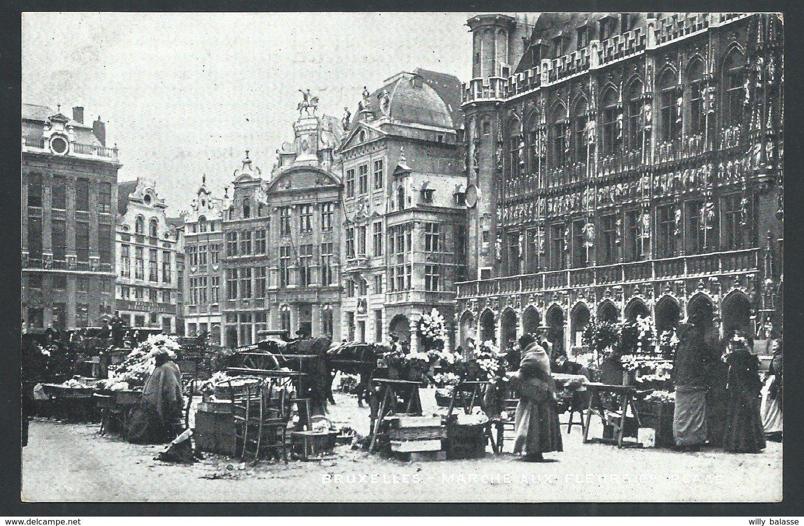+++ CPA - BRUSSEL - BRUXELLES - Grand'Place - Marché Aux Fleurs - Market    // - Markten