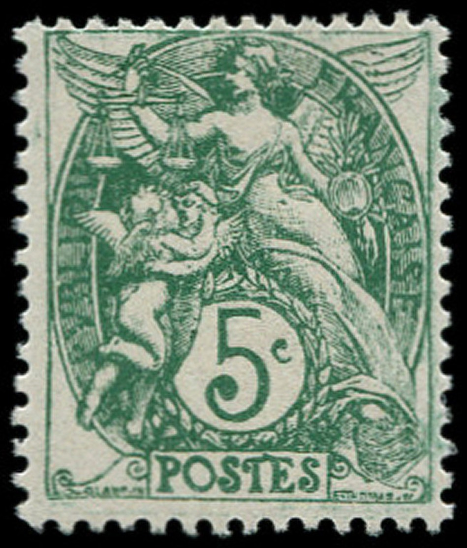 ** FRANCE - Poste - 111 IIB: 5c. Vert - 1849-1850 Cérès