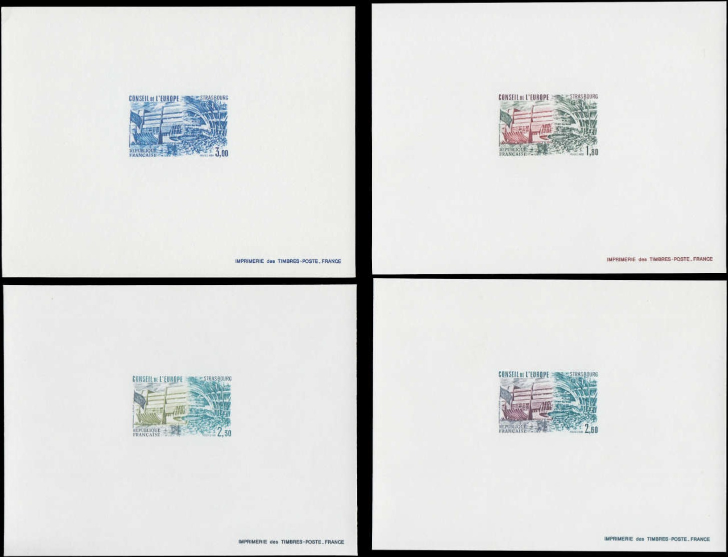 EPL FRANCE - Service - Collection complète "Conseil de l'Europe", 1958/1966, 16/21 + 27/35 + 46/49 + 53/55 + 58/59 + 63/