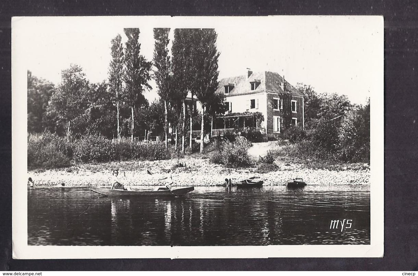 CPSM 46 - COPAYRE - COPEYRE ? - Auberge De Copayre - Sur La Dordogne Par MARTEL - TB PLAN Etablissement CANOE - Autres & Non Classés