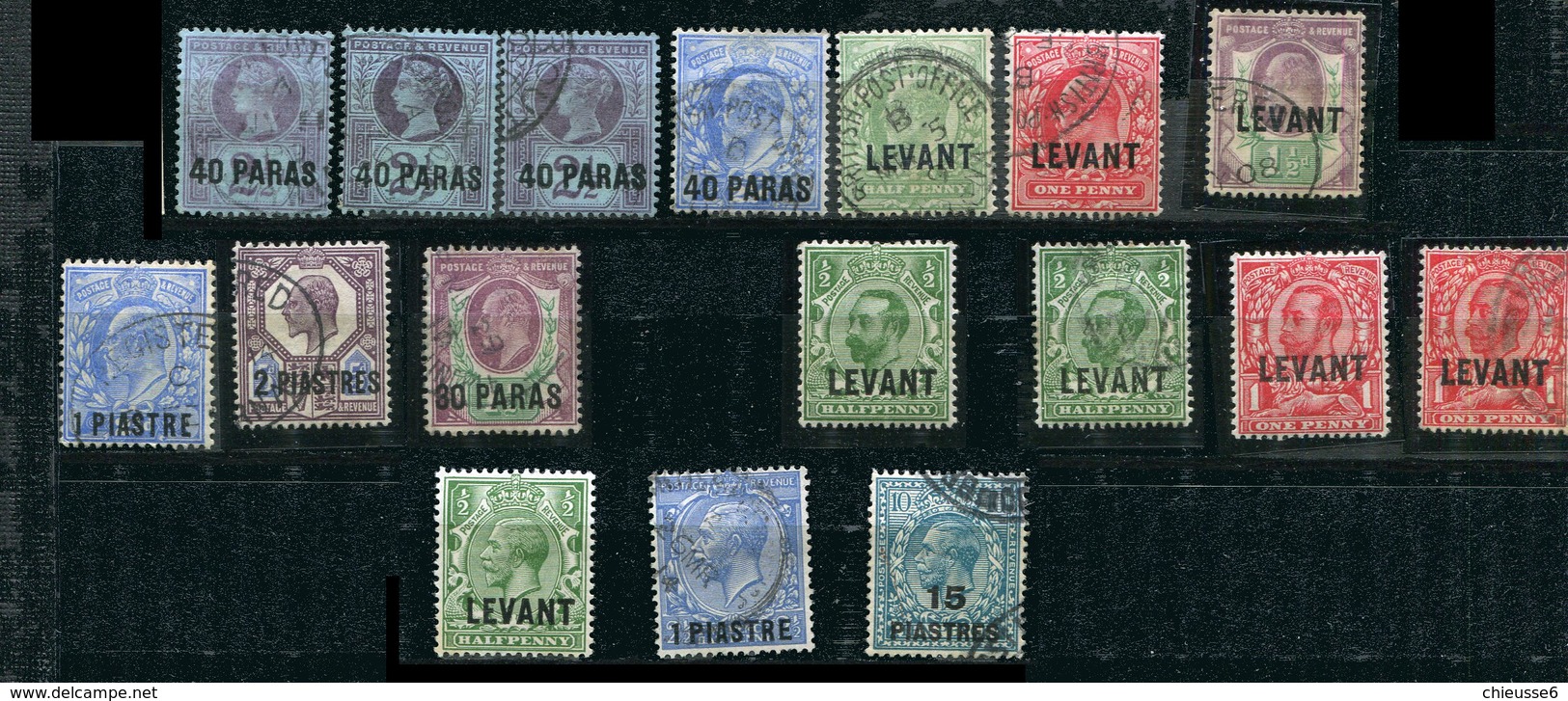 Levant Britannique Lot Ob , * - British Levant