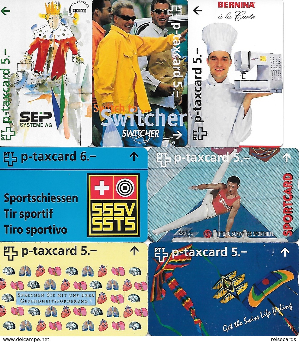 Switzerland: PTT - 22 Different Full Face Cards - Schweiz