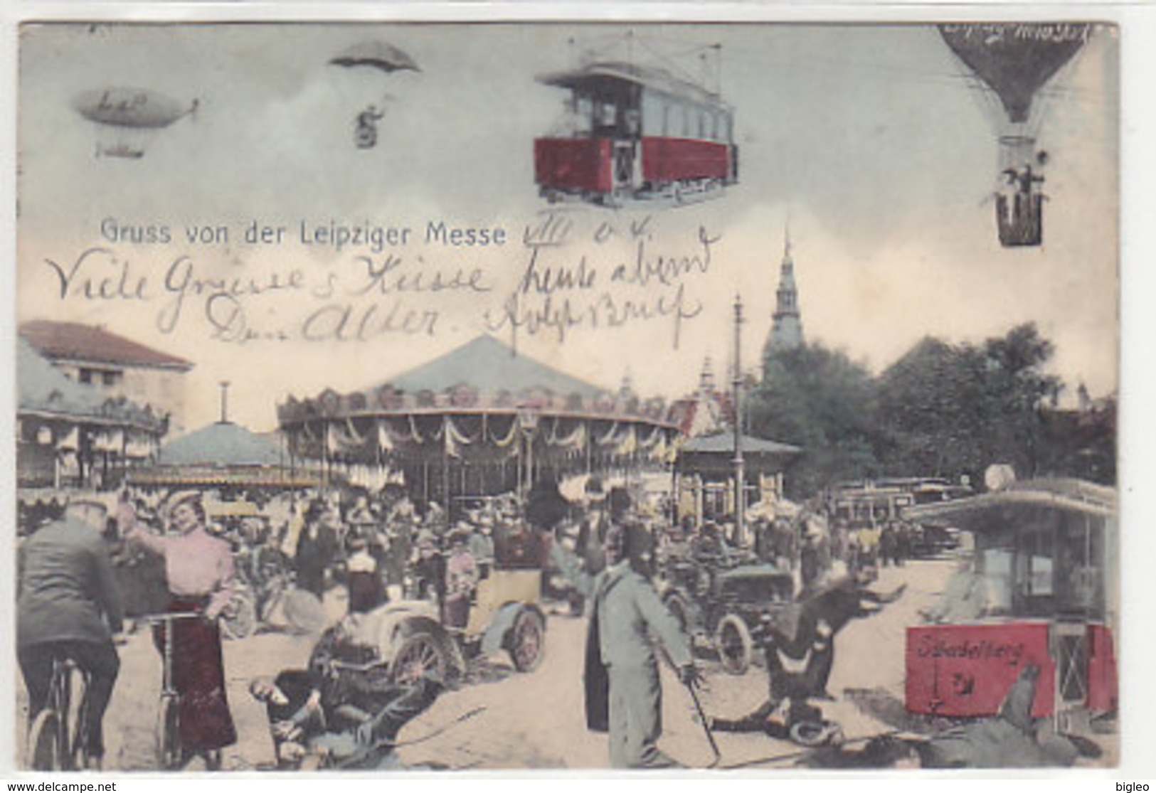 Gruss Von Der Leipziger Messe (in Der Zukunft) - 1904          (A-78-160419) - Leipzig