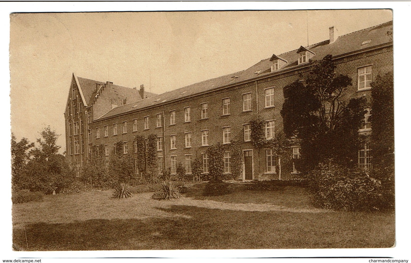 Haute-Croix - Heikruis - Pensionnat Des Ursulines - Vue Générale Côté Sud - Circulée - 2 Scans - Pepingen