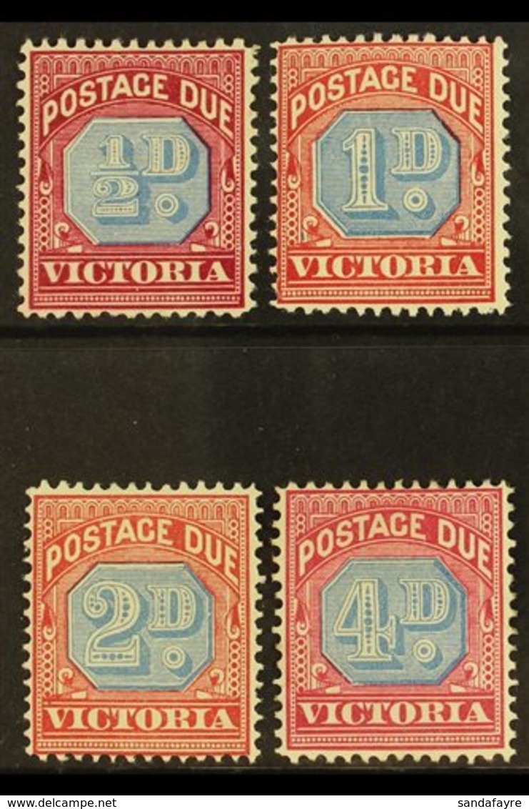 VICTORIA POSTAGE DUES 1890 ½d, 1d, 2d, And 4d All Listed Shades, SG D1a/D4a, Fine Mint. (4 Stamps) For More Images, Plea - Autres & Non Classés