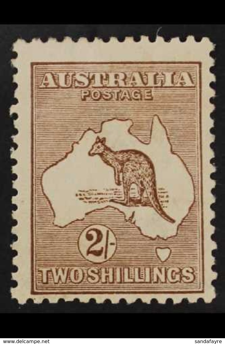 1915 2s Brown, Wmk Narrow Crown, Kangaroo, SG 41, Very Fien Mint. For More Images, Please Visit Http://www.sandafayre.co - Autres & Non Classés