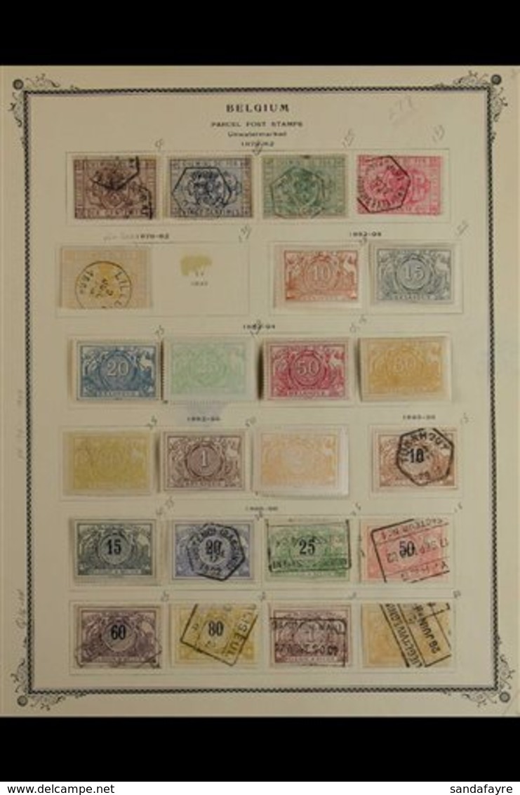 RAILWAY PARCEL STAMPS 1879-1914 MINT & USED RANGE Incl. 1879-82 Used To 80c, 1882-94 Includes Mint Set Of Reprints Plus  - Other & Unclassified