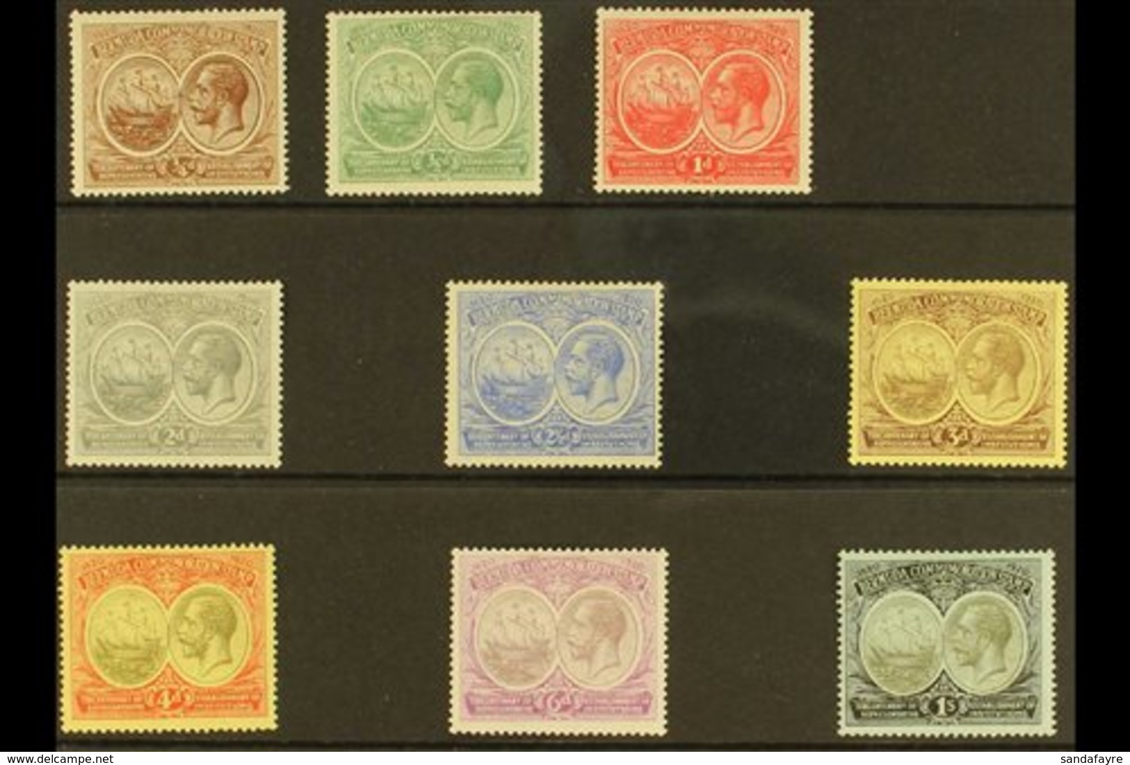 1920 Tercentenary Set, SG 59/67, Very Fine Mint (9 Stamps) For More Images, Please Visit Http://www.sandafayre.com/itemd - Bermuda