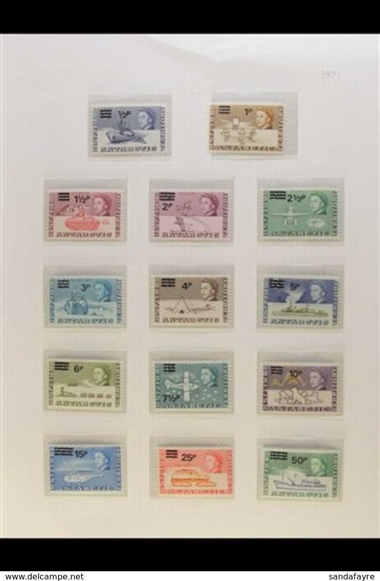 1971-95 FINE NEVER HINGED MINT COLLECTION On Pages Incl. 1971 Surcharges Set, 1971 Treaty Set, 1973 Most To £1, 1975-81  - Autres & Non Classés