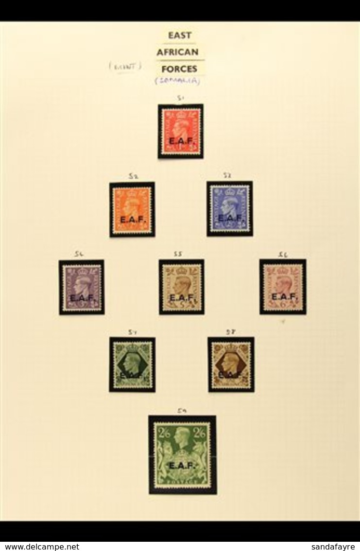 SOMALIA 1943 - 1950 Complete Issues, SG S!-S31, Very Fine And Fresh Mint. (31 Stamps) For More Images, Please Visit Http - Afrique Orientale Italienne