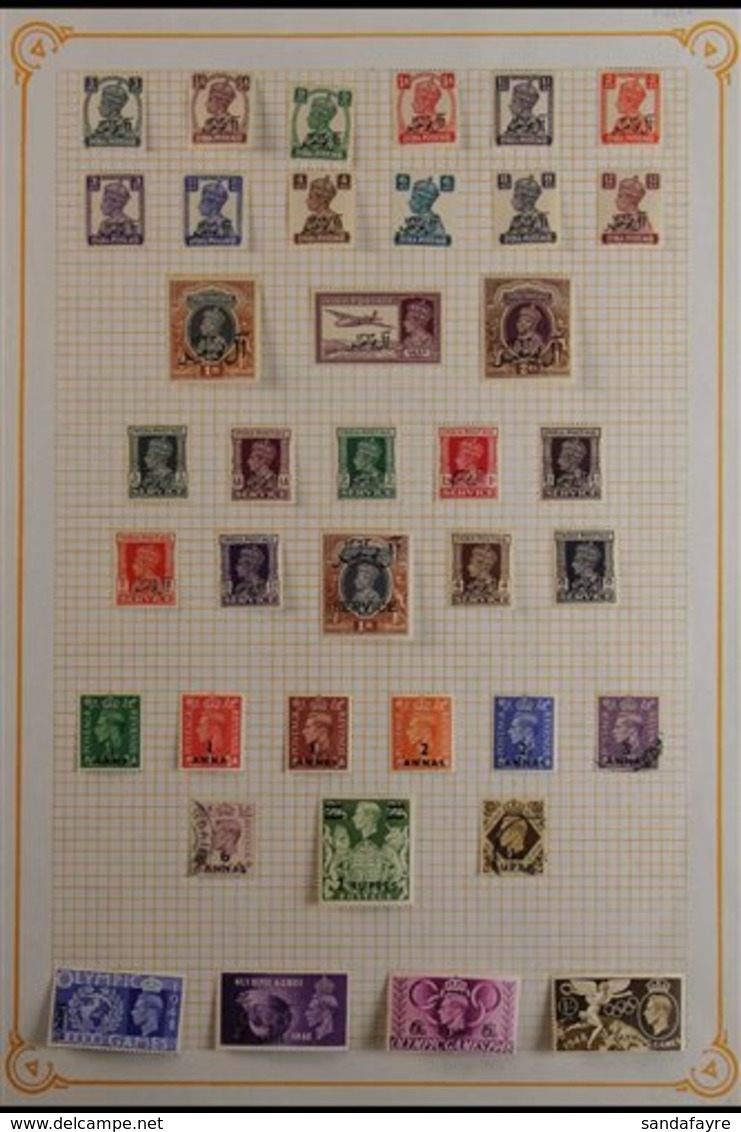 1944-61 ALL DIFFERENT COLLECTION A Fine Mint And Used Collection Which Starts With Muscat Both 1944 Overprint Sets Mint, - Bahreïn (...-1965)