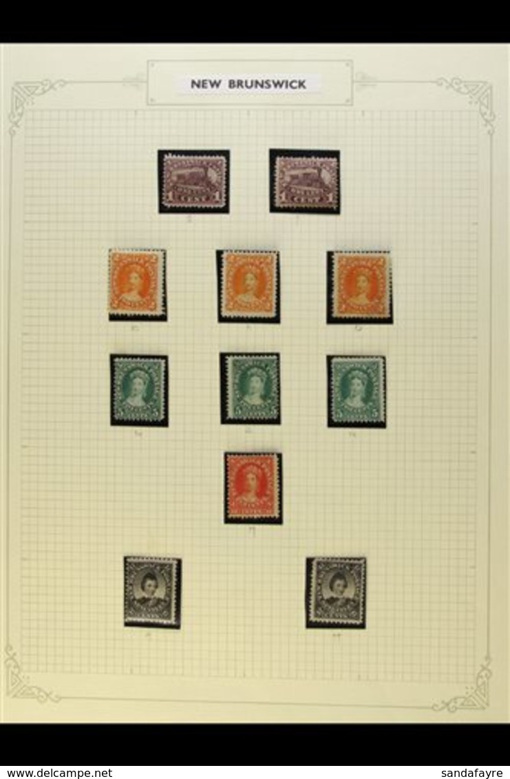 1860-63 MINT/UNUSED GROUP In Hingeless Mounts On A Page, Comprising 1c (x2), 2c (x3), 5c (x3), 10c & 17c (x2). Poor Or N - Sonstige & Ohne Zuordnung