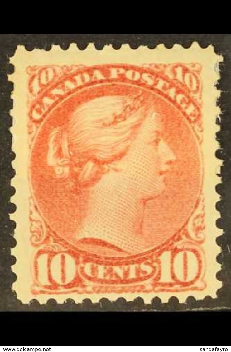 1889 10c Carmine Pink, Small Queen, SG 110, Very Fine Appearance But Heavy Hinge. For More Images, Please Visit Http://w - Other & Unclassified