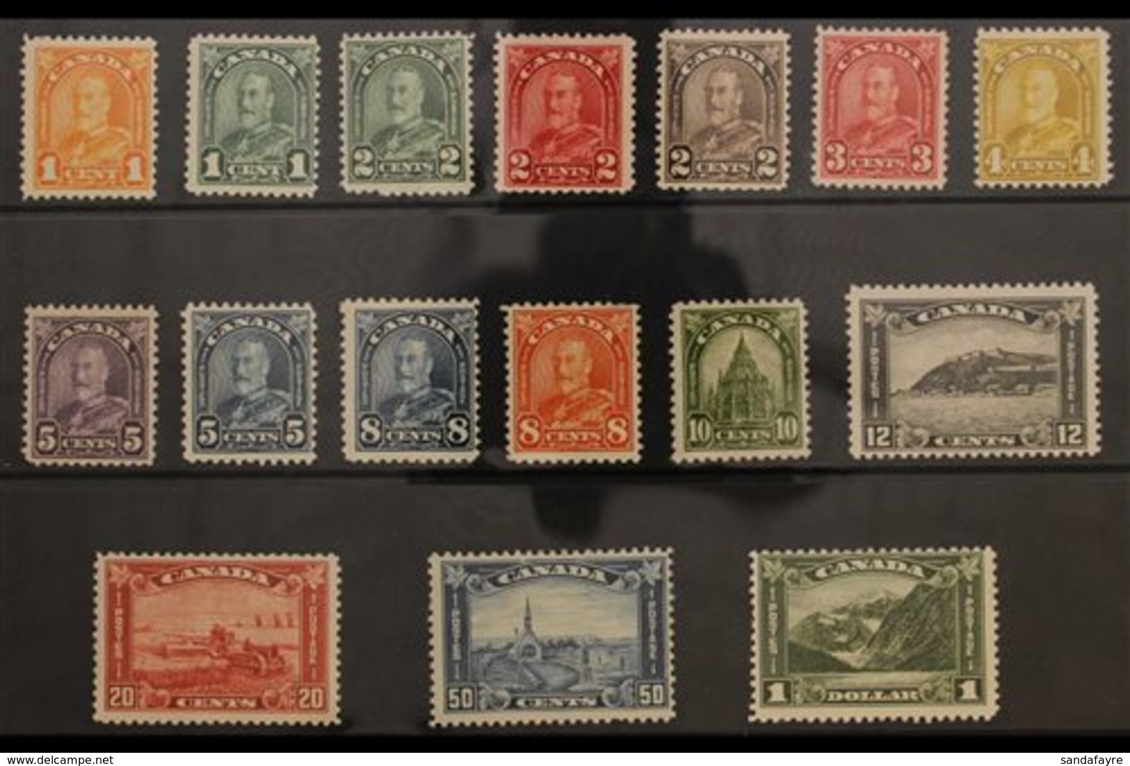 1930-31 Definitives Complete Set, SG 288/303, Fine Mint. Fresh And Attractive! (16 Stamps) For More Images, Please Visit - Andere & Zonder Classificatie