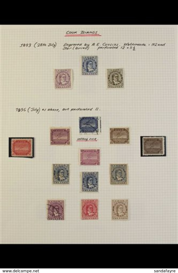 1892-1919 COLLECTION An Attractive Mint Or Fine Used Range Incl. 1892 1½d On Toned Paper Fine Used, 1893-1900 Perf 12 X  - Cookinseln