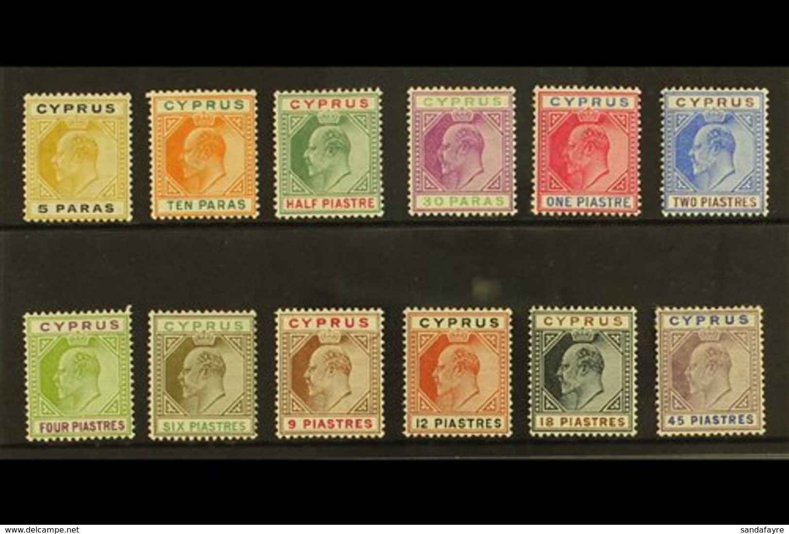 1904-10 Watermark Multi Crown CA Complete Definitive Set, SG 60/71, Fine Mint. (12 Stamps) For More Images, Please Visit - Other & Unclassified