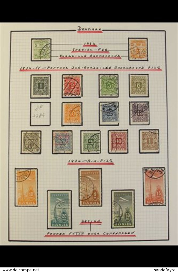 1875-1952 FINE USED COLLECTION. An Attractive, ALL DIFFERENT Used Collection Presented In A Multi-ring Album With Many S - Sonstige & Ohne Zuordnung