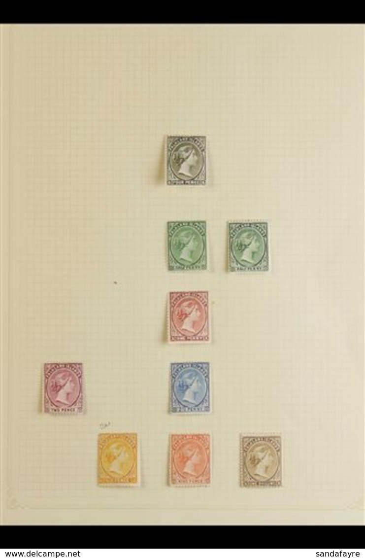 1891-1944 VERY FINE MINT COLLECTION (and A Few Fine Used) On Pages, Incl. 1891-1902 Incl. 2½d, 6d Reversed Watermark, 9d - Falkland