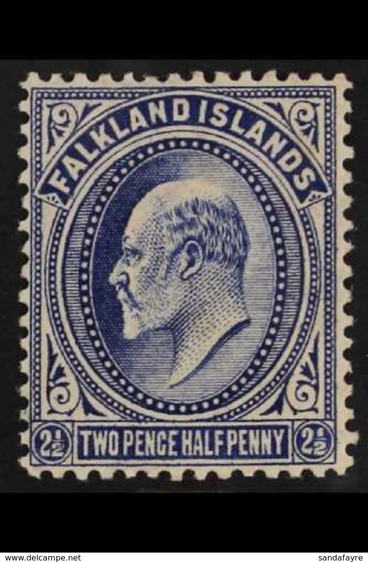 1904-12 2½d Deep Blue, SG 46b, Very Fine Mint For More Images, Please Visit Http://www.sandafayre.com/itemdetails.aspx?s - Falklandeilanden