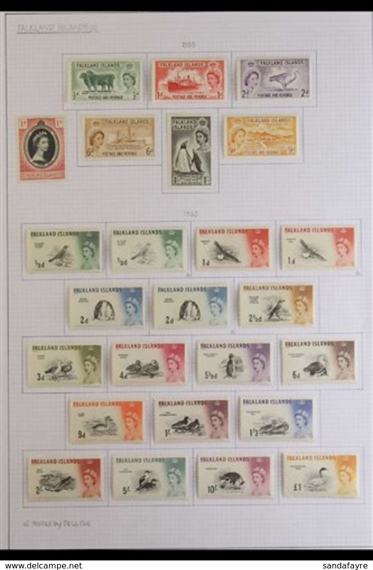 1953-77 VERY FINE MINT COLLECTION An Attractive Collection With A Near Complete Run From The 1953 Coronation To The 1977 - Falklandeilanden