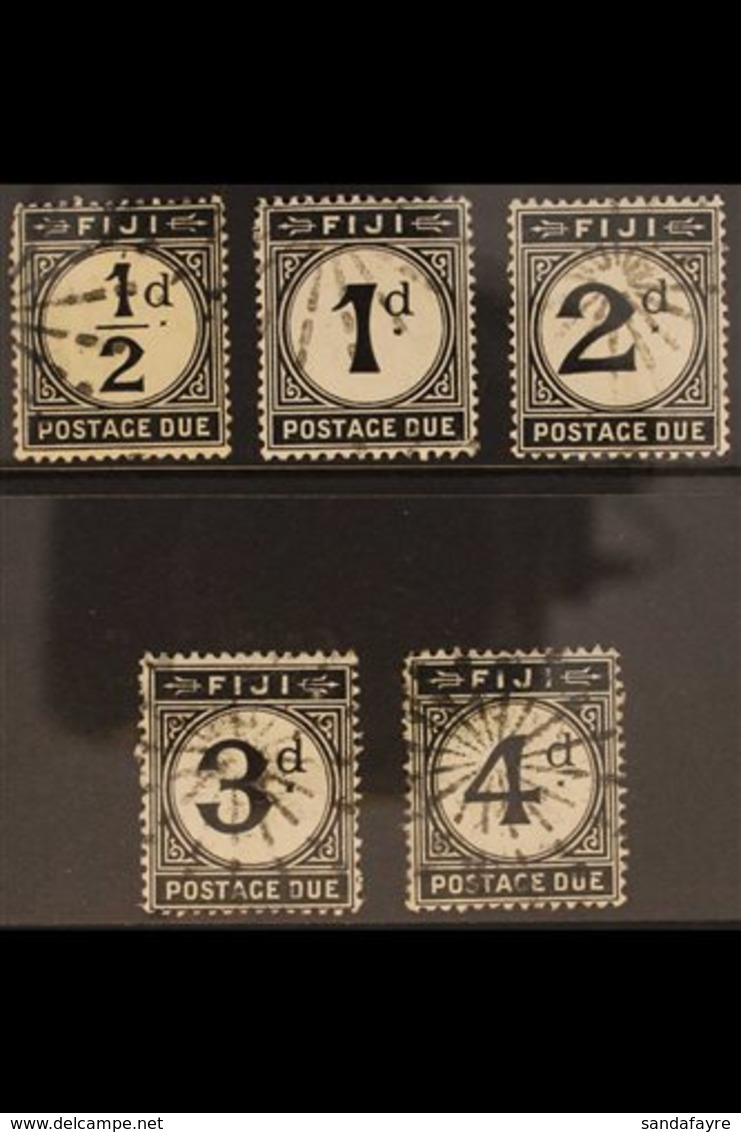 POSTAGE DUES 1918 Set Complete, SG D6/10, Very Fine Used. (5 Stamps) For More Images, Please Visit Http://www.sandafayre - Fiji (...-1970)