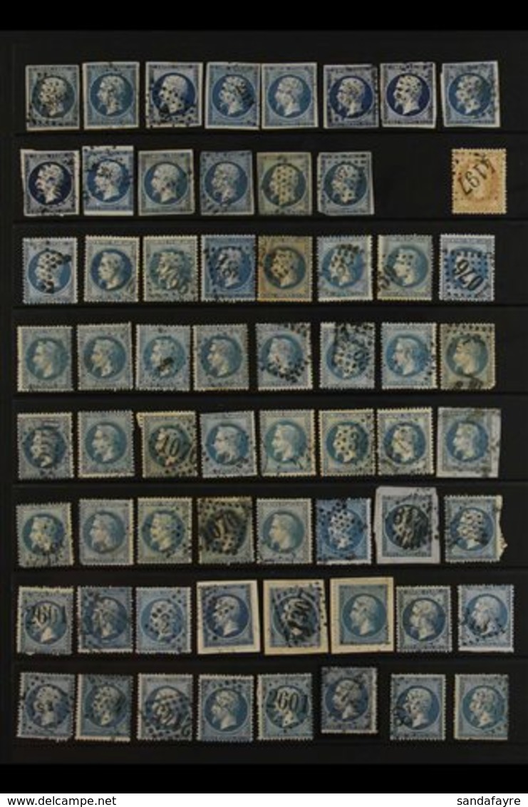 1850s-1870s POSTMARK COLLECTION A Charming Selection Of Napoleon (perf & Imperf) & Ceres Issues Bearing An Interesting R - Autres & Non Classés