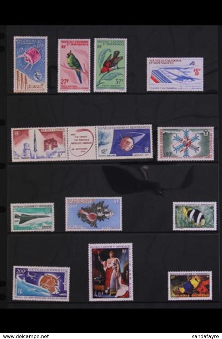 NEW CALEDONIA 1965-1975 NHM AIR POST COLLECTION. An Attractive, ALL DIFFERENT Collection Of The Period With Values Seen  - Andere & Zonder Classificatie
