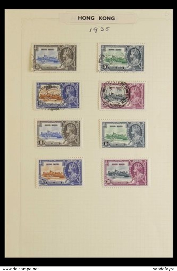 1935-54 HIGHLY USEFUL COLLECTION Of Mint And Used On Pages, Incl. 1935 Jubilee Sets Mint And Cds Used, 1938-52 To $1 (5, - Autres & Non Classés