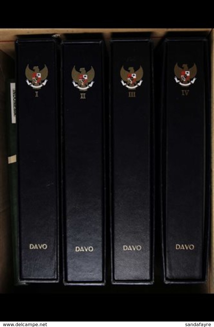 1949-2017 NEVER HINGED MINT COLLECTION AMAZING FOUR VOLUME COLLECTION, Housed In Hingeless Davo Albums With Slipcases, C - Indonesien