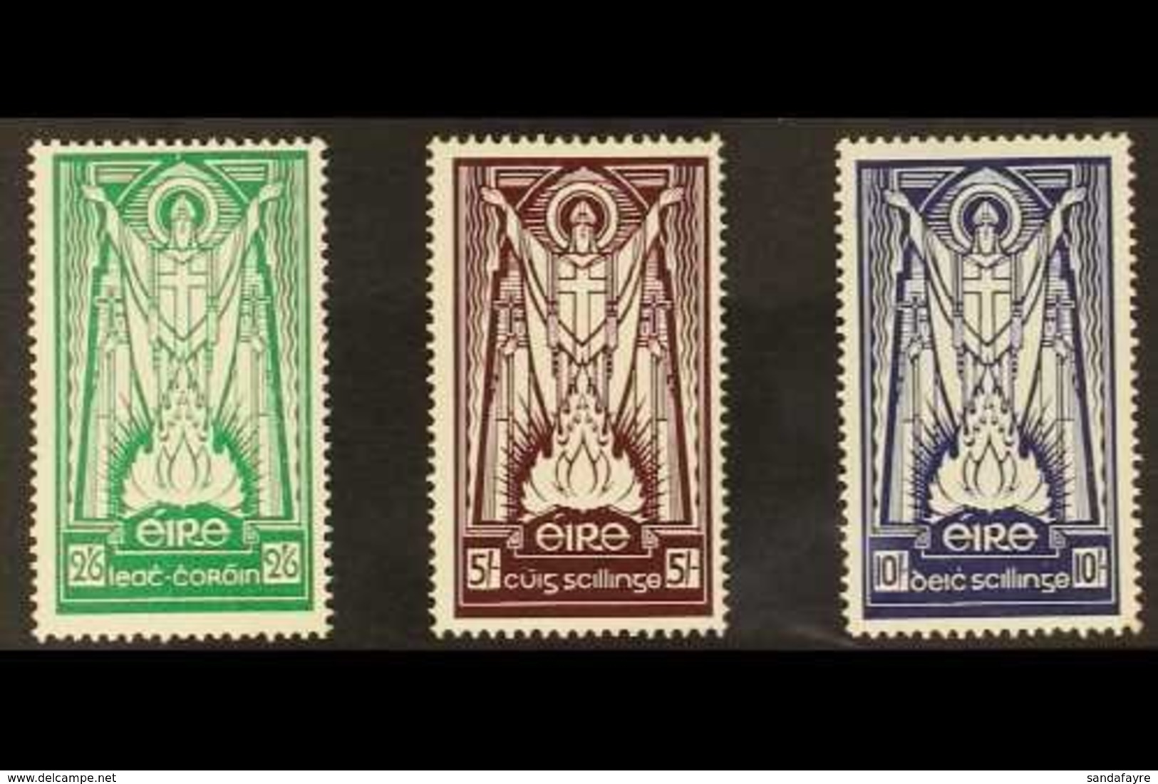 1937 St Patrick Complete Set, SG 102/04, Fine Mint, Fresh. (3 Stamps) For More Images, Please Visit Http://www.sandafayr - Andere & Zonder Classificatie