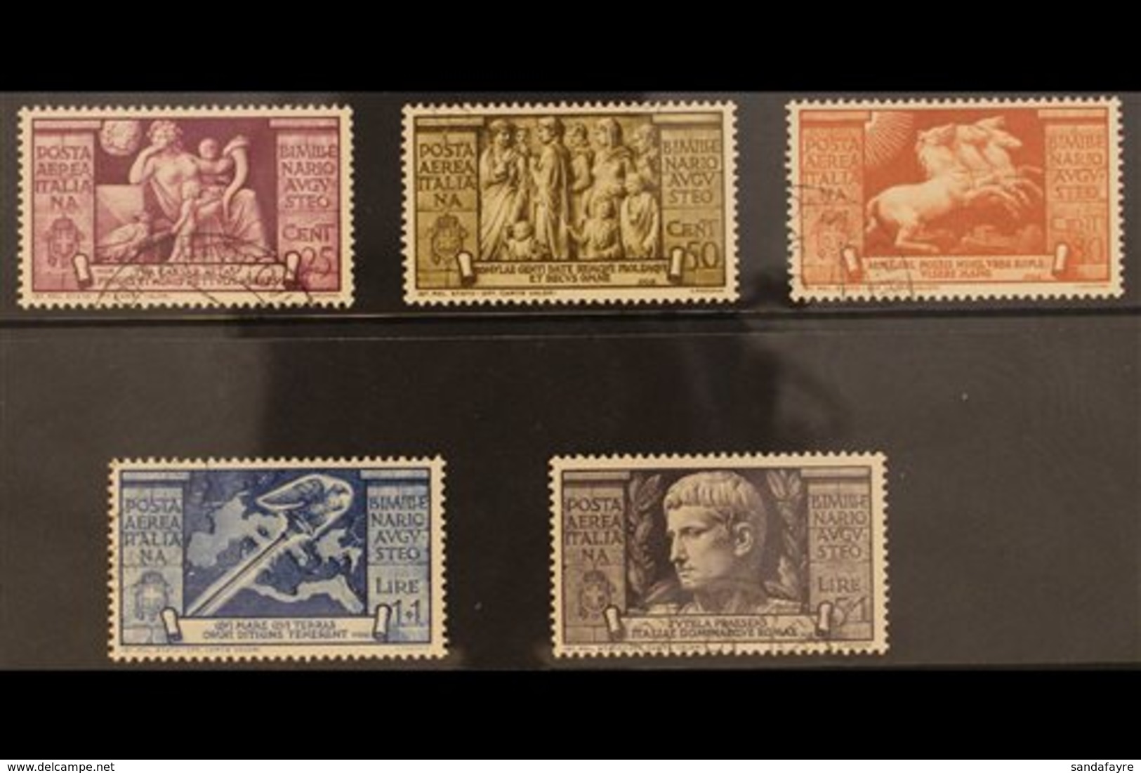 1937 AIR Augustus The Great Set (Sass S. 1519, SG 516/20), Used. (5 Stamps) For More Images, Please Visit Http://www.san - Unclassified