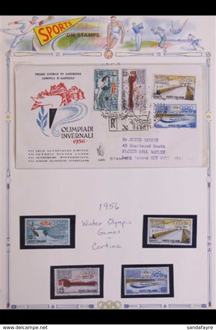 SPORT TOPICAL COLLECTION 1913-2000 Substantial Collection Of Covers, Cards And Very Fine Mint (chiefly Never Hinged) Sta - Zonder Classificatie