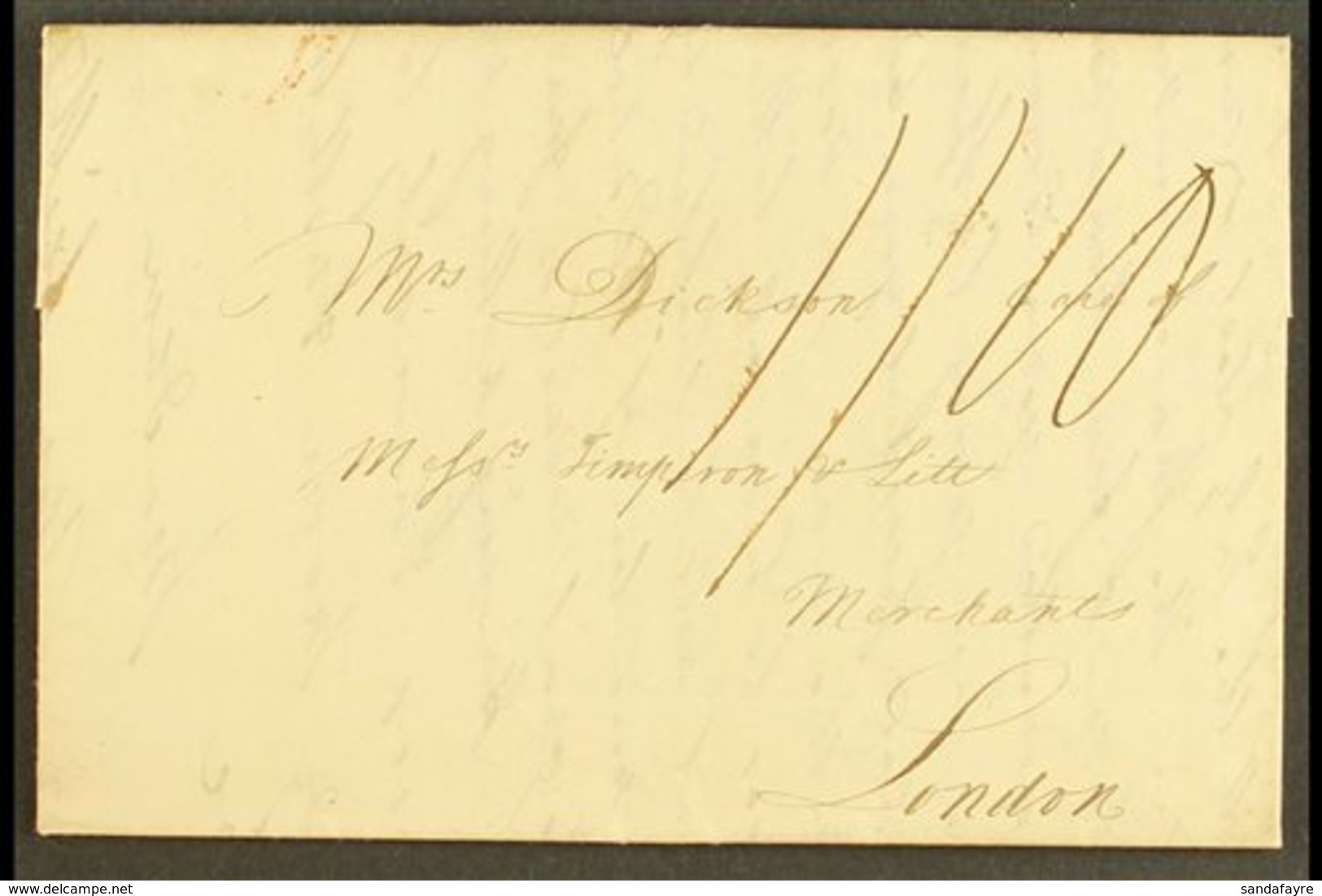 1801 ST MARY'S ENTIRE LETTER TO LONDON RE. A SHIPMENT OF HERRINGS, HADDOCK, ESTATE AND SHIP NEWS (Aug) Lengthy Letter, S - Jamaïque (...-1961)