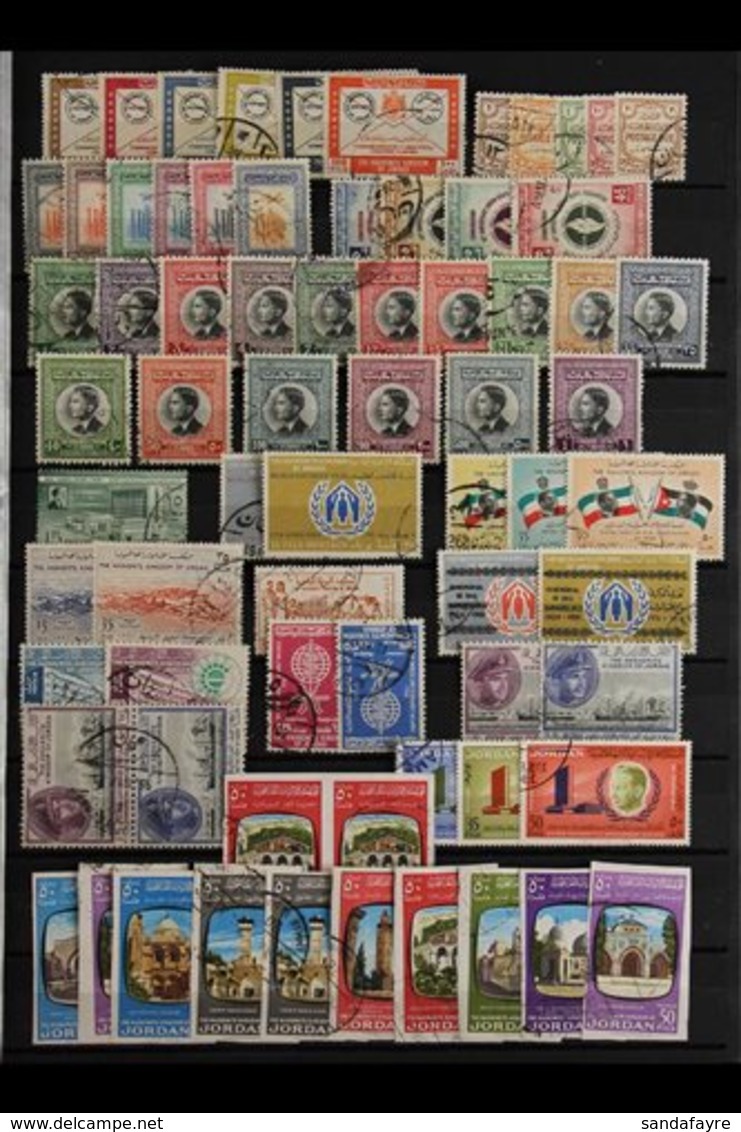 1956-1999 COMPREHENSIVE USED COLLECTION. An Impressive & Extensive, Very Fine Used Collection Presented Chronologically  - Jordanien