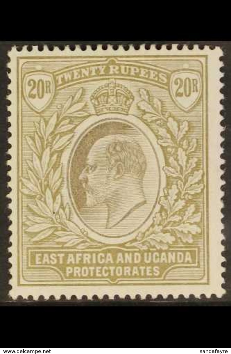 1903 20r Grey And Stone, Wmk CA, Ed VII, SG 15, Fine Mint, Glazed Gum. Scarce Stamp. For More Images, Please Visit Http: - Vide