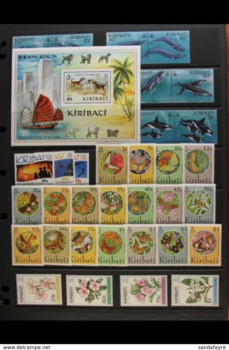 1987-2007 HIGHLY COMPLETE NHM COLLECTION. A Beautiful, ALL DIFFERENT Collection Of Definitive & Commemorative Sets, Shee - Kiribati (1979-...)