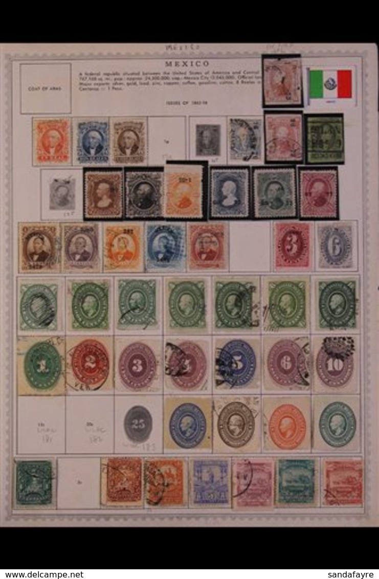 1861-1996 EXTENSIVE ALL DIFFERENT COLLECTION. An Attractive, ALL DIFFERENT Mint & Used Collection, Chiefly On Printed Pa - Mexique