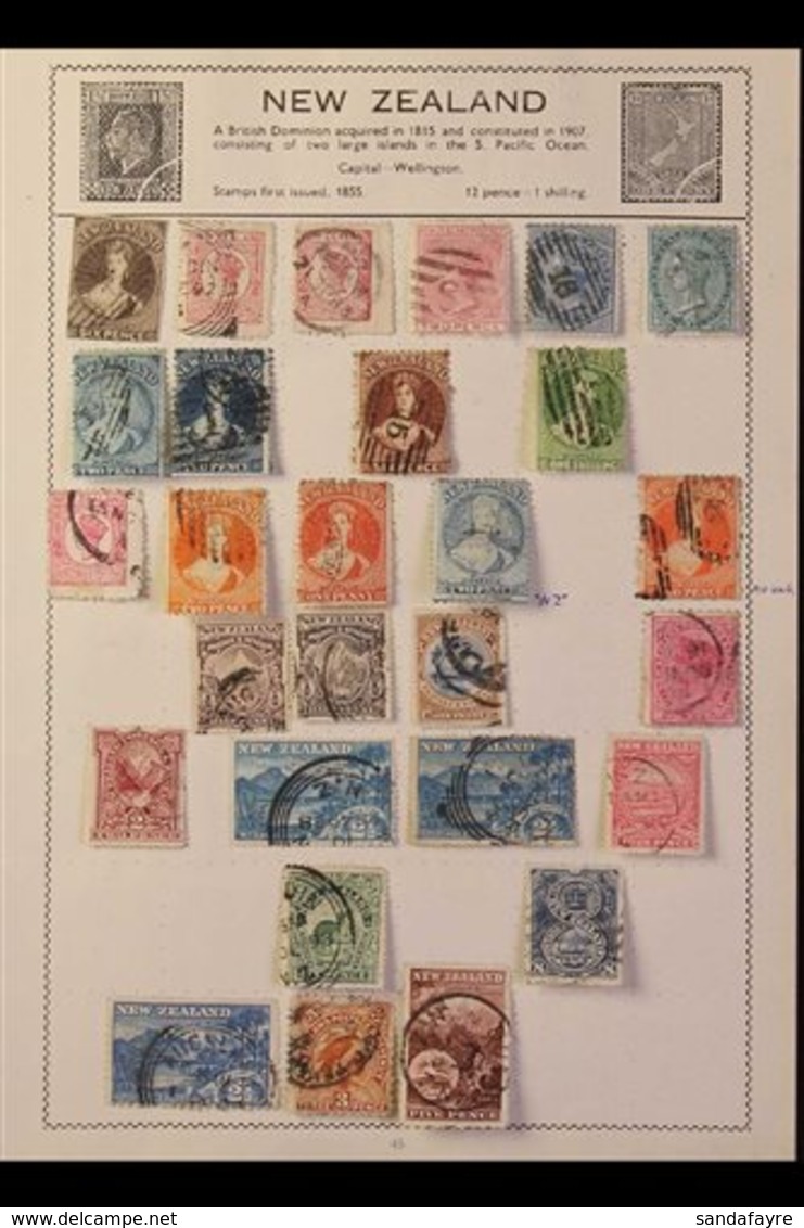 1862-1952 ATTRACTIVE FINE USED COLLECTION With Many Better Stamps On Leaves, Mostly All Different, Includes 1862-64 1d ( - Sonstige & Ohne Zuordnung