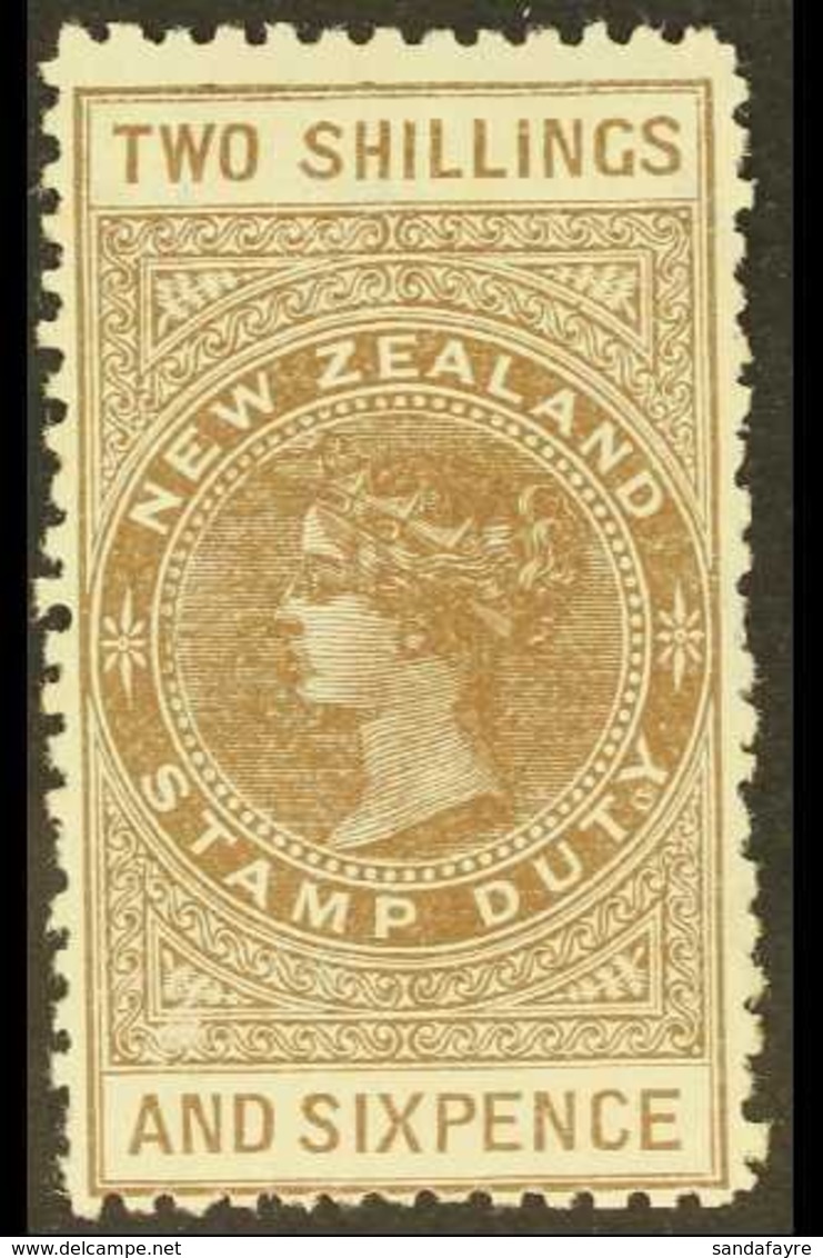 POSTAL FISCAL 1895-1901 2s6d Grey-brown, Perf 11, Wmk Upright, SG F57, Very Fine Mint. For More Images, Please Visit Htt - Sonstige & Ohne Zuordnung