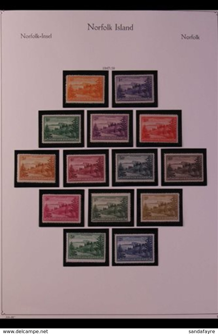 1947-94 VIRTUALLY COMPLETE COLLECTION. A Beautiful Collection, Mostly Never Hinged Mint (just A Few Hinged Mint Stamps)  - Norfolk Island