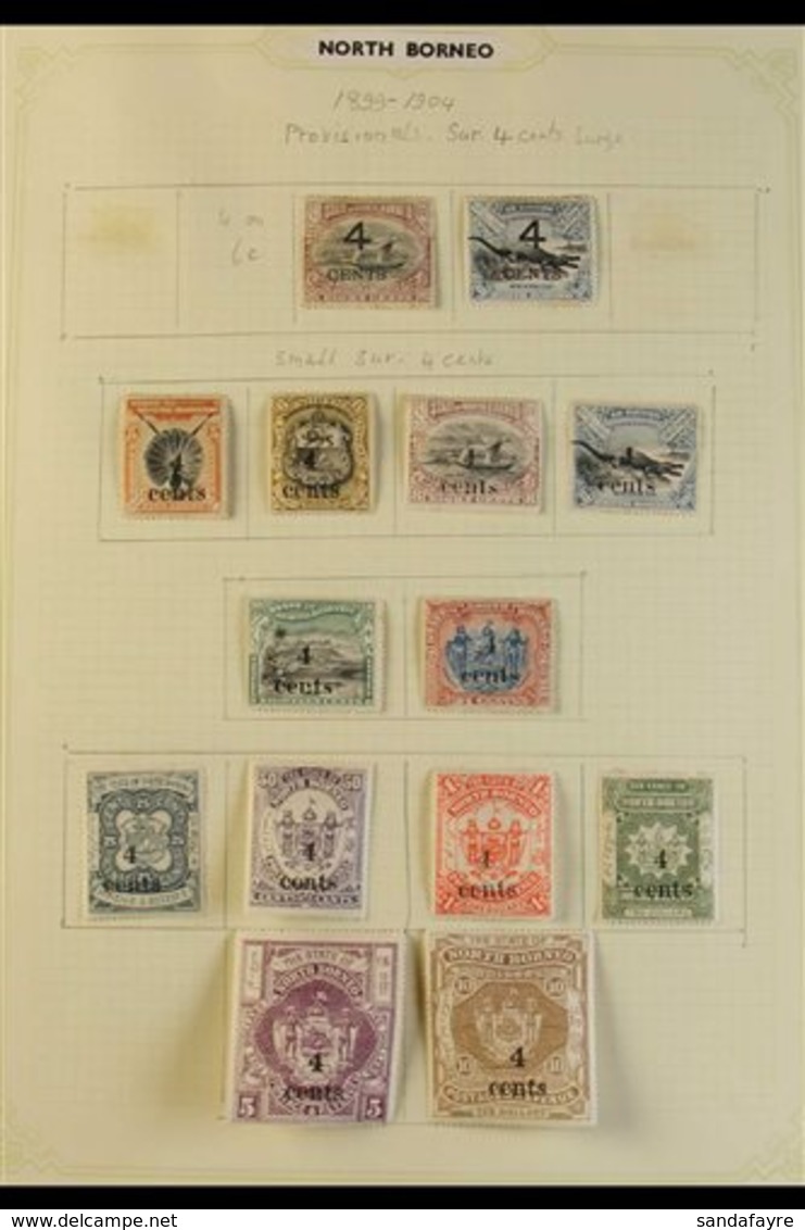 1894-1928 MINT COLLECTION CAT £1500+ An ALL DIFFERENT Mint Collection Presented On Album Pages. Includes An 1894 Range T - Noord Borneo (...-1963)