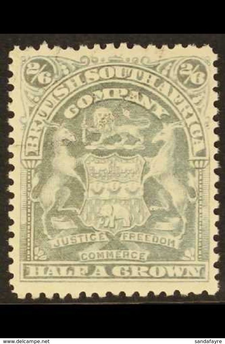 1898-1908 2s6d Bluish Grey "Arms", SG 85, Fine Mint For More Images, Please Visit Http://www.sandafayre.com/itemdetails. - Other & Unclassified