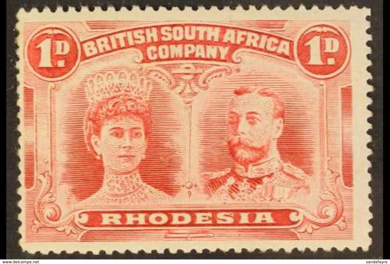 1910-13 1d Carmine Double Heads Perf 15, SG 170, Mint, Centred To Left, Very Fresh. For More Images, Please Visit Http:/ - Sonstige & Ohne Zuordnung