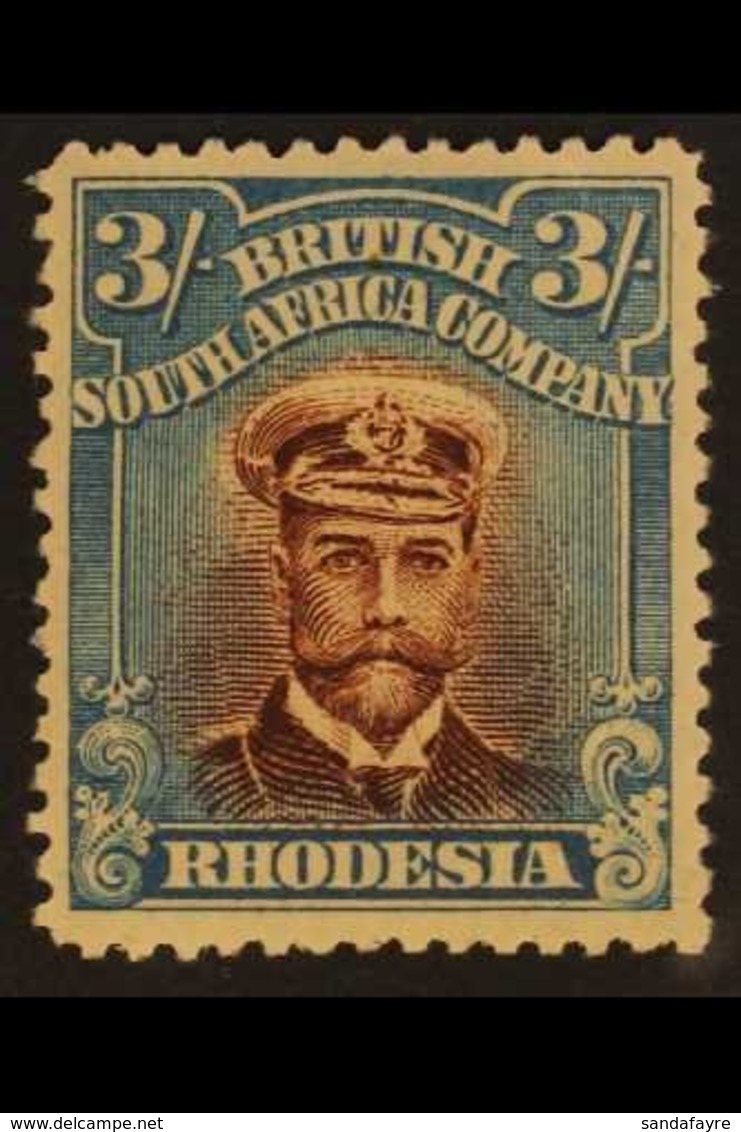 1913-19 3s Brown And Blue Admiral, Die II Perf. 14, SG 236b, Fine Mint. For More Images, Please Visit Http://www.sandafa - Autres & Non Classés