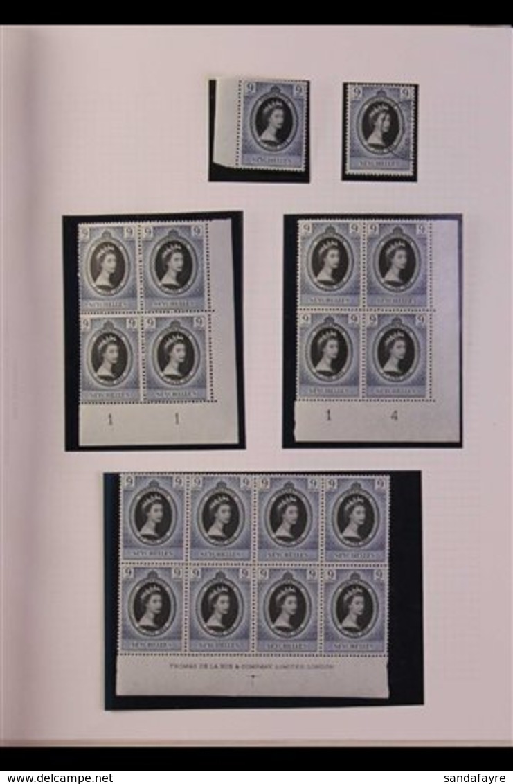 1953-1975 INTERESTING QEII COLLECTION A Mint, Nhm & Used Collection With Many Sets, Multiples & Corner Plate Blocks Pres - Seychellen (...-1976)