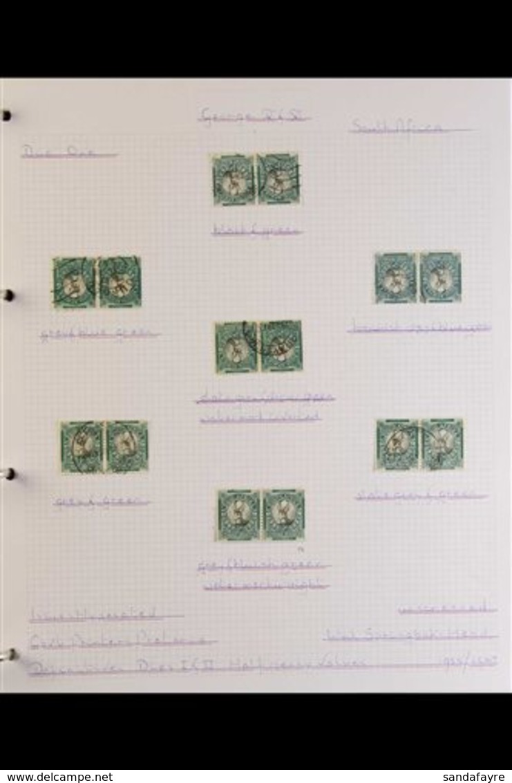 1930-52 AWESOME FINE USED COLLECTION Principally A KGVI Collection, Neatly Written Up In An Album, We See Definitives In - Unclassified