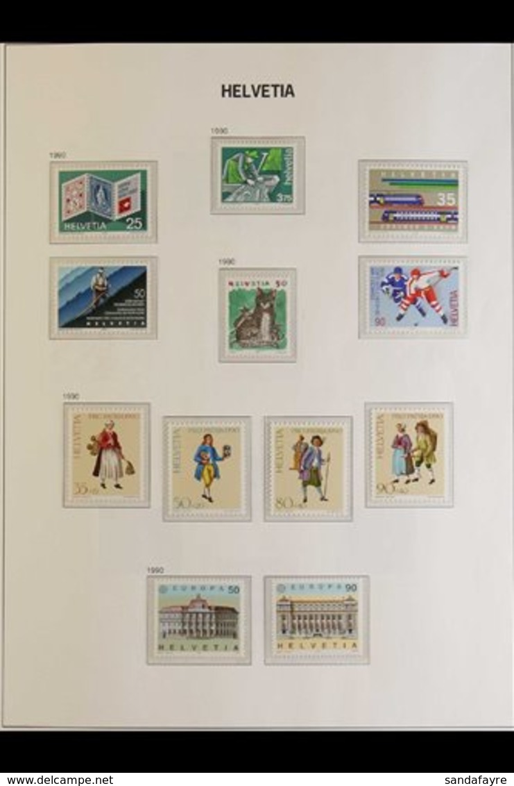 1990-99 NHM COMPLETE DECADE COLLECTION. A Complete, Never Hinged Mint Collection Presented On Dedicated Hingeless Pages, - Autres & Non Classés