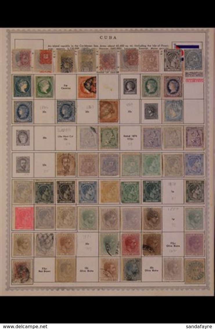 1860's - 1990's ALL DIFFERENT COLLECTION. An Impressive, ALL DIFFERENT Mint & Used Collection, Presented On Printed Page - Autres & Non Classés